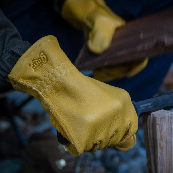 GRIP SWANY ( グリップスワニー ) HERITAGE GLOVE スワニーイエロー | 焚き火 | 焚火 | 革手袋 | キャンプ | アウトドア | グローブ | アウトドア用品 | キャンプ用品 | G-1 | ぐりっぷすわにー | イエロー | 黄色