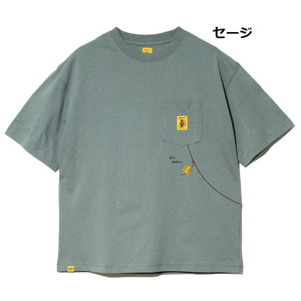COBMASTER ( コブマスター ) 吸水速乾 抗菌防臭ポケット刺繍ルーズTEE フォレストジップライン | MENS | メンズ | 抗菌 | 防臭 | ゆったり | 半袖 | シンプル | オシャレ | Tシャツ | 456106 | カジュアル | こぶますたー