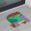 DETAIL ( ディテール ) Coir Mat コイヤーマット | ステゴサウルス | トリケラトプス | 恐竜 | マット | 玄関マット | 子供 | 50cm×50cm | PVC | 滑りにくい | でぃてーる | H0087