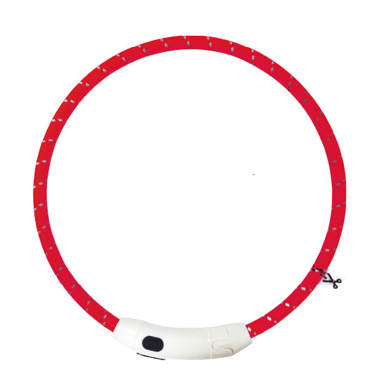 PLATZ ( プラッツ ) セーフティカラー リフレクト | 散歩 | イヌ | 犬 | ペット | 夜 | 夜道 | 光る | カラバリ | 光り方 | 3種類 | 充電 | USB充電 | サイズ調節 | 生活防水 | 雨の日もOK | AX10073 | ライト