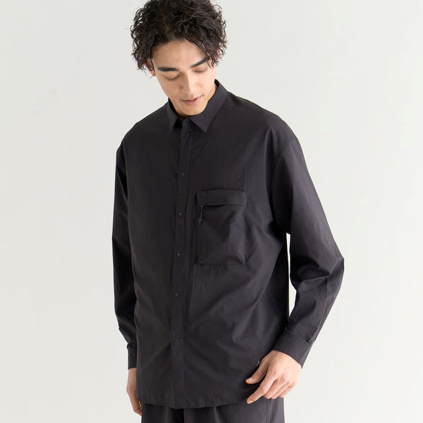 NANGA ( ナンガ ) PLC EXCURSION SHIRT ( MEN ) PLC エクスカーションシャツ | メンズ | シャツ | 長袖シャツ | 長袖 | ウェア | トップス | パッカブル仕様 | コンパクト | 軽い | 登山 | 旅行 | アウトドア | レジャー | キャンプ