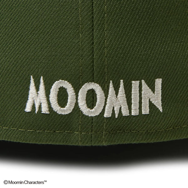 NEW ERA ( ニューエラ ) 59FIFTY Moomin スナフキン チャーム ライフルグリーン キャップ 帽子 ムーミン キャラクター グッズ アクセサリー キーホルダー バッグチャーム コラボ 15154857