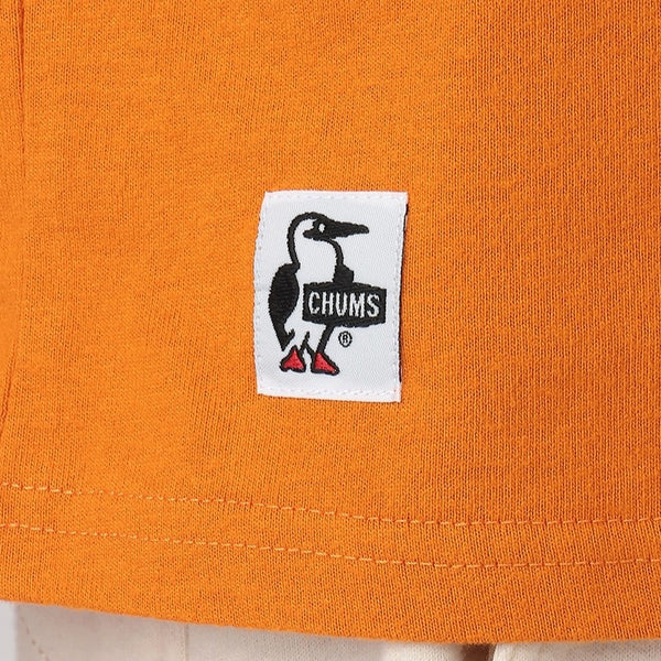 CHUMS ( チャムス ) ブービーフェイスポケットブラッシュドロングスリーブTシャツ 長袖Tシャツ ロンT メンズ レディース ユニセックス ブービーバード ポケットTシャツ コットン 綿100％ ブラッシュド 裏起毛風 秋冬 春 トップス カジュアル タウンユース 普段着 CH01-2670