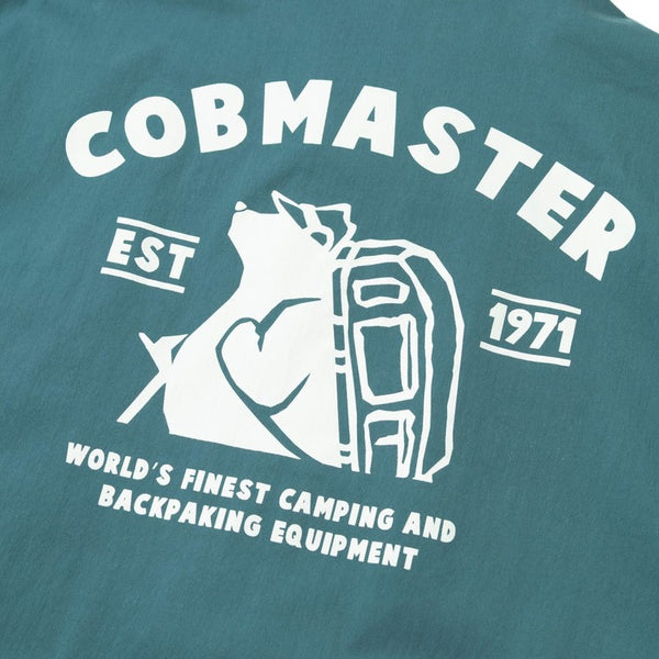 COBMASTER ( コブマスター ) ストレッチC/NベアーロゴコーチJKT | MENS | メンズ | ジャケット | アウター | バックプリント | ウェア | アパレル | コーチジャケット | 春 | ナチュラル | ライトアウター | アウトドア | キャンプ | レジャー | 450208 | こぶますたー