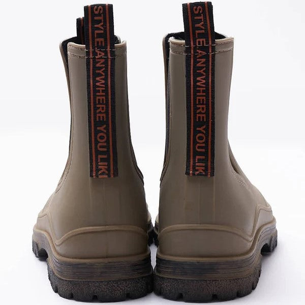 KiU ( キウ ) ツートーンサイドゴアレインブーツ | 防水 | 撥水 | サイドゴアブーツ | ショートブーツ | インソール | クッション | 快適 | おしゃれ | アウトドア | 雨 | 雪 | ユニセックス | メンズ | レディース | K514 | きう | 滑りにくい