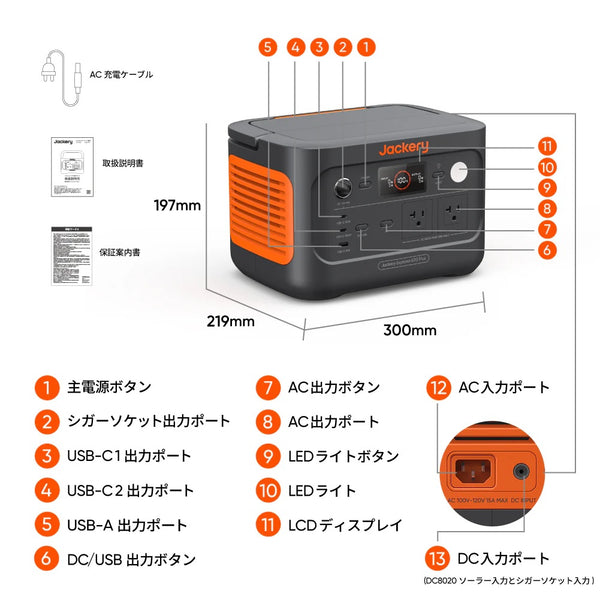 Jackery ( ジャクリー ) ポータブル電源 600 Plus 災害 | 地震 | 防災 | アウトドア | 車中泊 | キャンプ | 10年 | 長寿命 | 長期保証