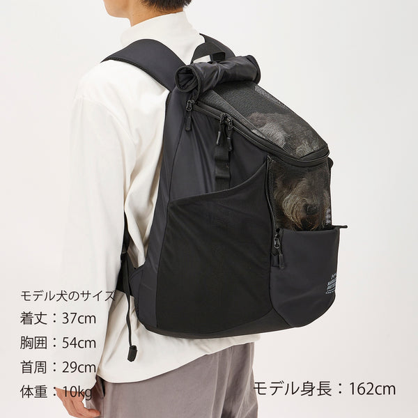 MANDARINE BROTHERS ( マンダリンブラザーズ ) WINSTON HUG BAG LARGE | キャリーバッグ | 大きめ | ペット | 犬 | 猫 | ネコ | 抱っこ | 2way | お出かけ | 移動 | メッシュ | 10kgまで | まんだりんぶらざーず