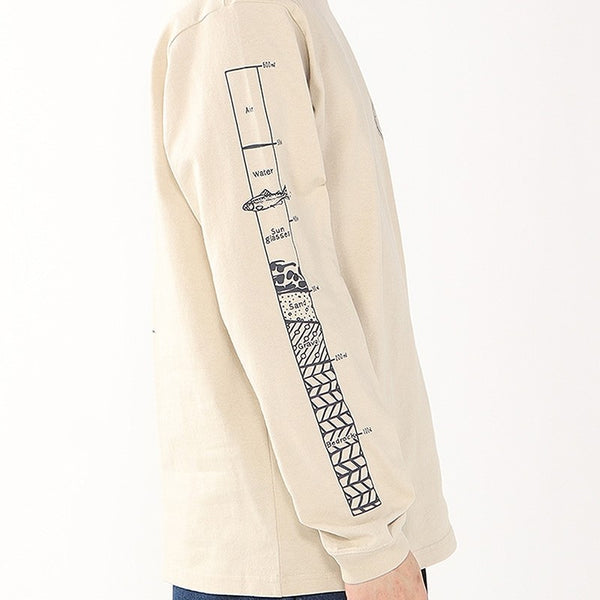 CHUMS ( チャムス ) ブービーボトルロングスリーブTシャツ | ロンT | ロングTシャツ | 長袖 | アパレル | トップス | 長袖Tシャツ | コットン | バックプリント | お出かけ | オシャレ | CH01-2730 | ちゃむす