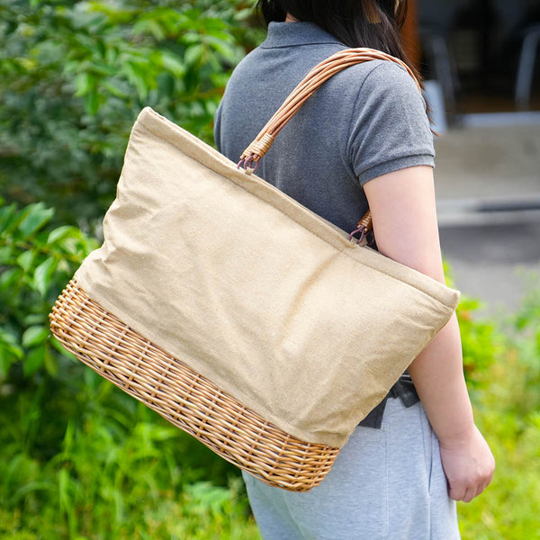 DULTON ( ダルトン ) MARKET TOTE BASKET WITH COOLER マーケット トート バスケット ウィズ クーラー | 保冷バッグ | クーラーバッグ | バスケット | ファスナー | ランチバッグ | 買い物 | ピクニック | キャンプ | デイキャンプ | レトロ | 可愛い | RN-0939 | だるとん