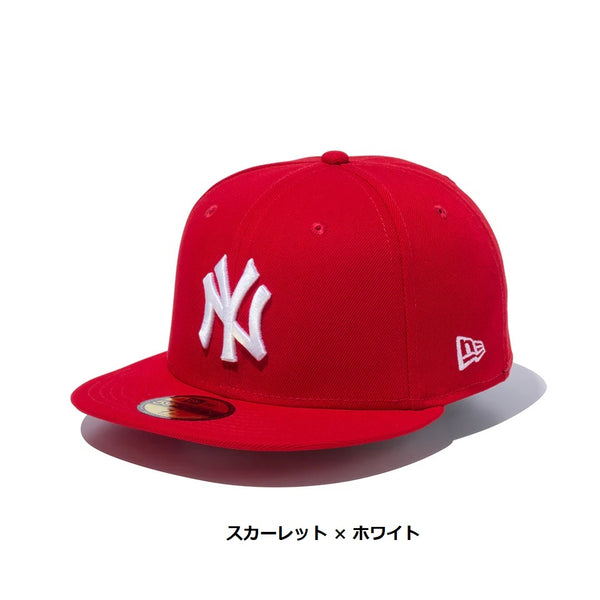 NEW ERA ( ニューエラ ) 59FIFTY ニューヨーク ・ ヤンキース | 帽子 | キャップ | 日よけ | シンプル | ユニセックス | 定番 | アウトドア | キャンプ | レジャー | お出かけ | にゅーえら | トゥルーフィッテド仕様