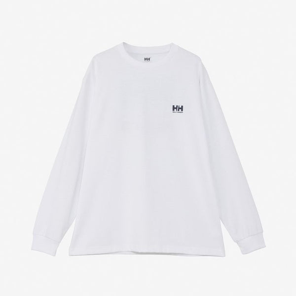HELLY HANSEN ( ヘリーハンセン ) ロングスリーブ スクエアロゴティー | ユニセックス | ユニセックス | 長袖Tシャツ | HH32521 | Tシャツ | バックプリント | UVカット | アウトドア | レジャー | キャンプ | メンズ | レディース