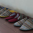 DULTON ( ダルトン ) SLIPPERS SAMOA スリッパ サモア | メンズ | レディース | 履物 | 室内 | 家 | 来客 | 自宅 | 織り柄 | サモア柄 | ルームシューズ | 袋付 | 旅行 | 行事 | 持ち運び | 携帯 | RN-0783 | だるとん
