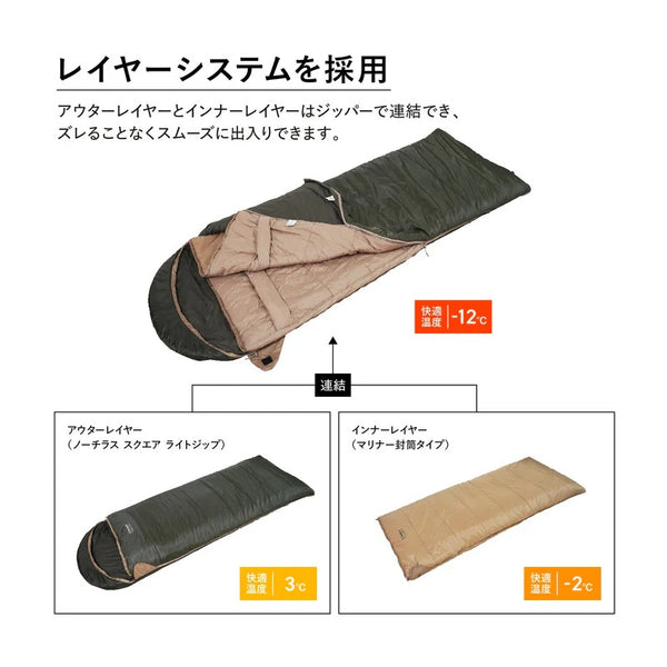 Snugpak ( スナグパック ) ベースキャンプ スリープシステム スクエア ライトジップ シュラフ | 寝袋 | アウトドア | キャンプ | 封筒型 | オールシーズン | 人気 | 防災 | 取り外し可能