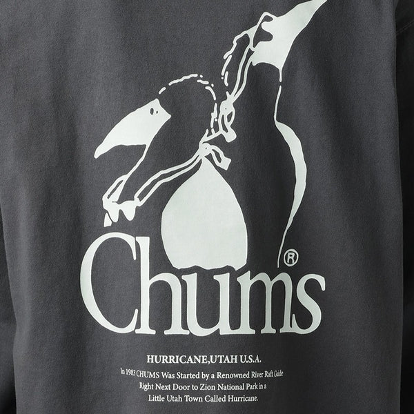 CHUMS ( チャムス ) ブービーバードツインズロングスリーブTシャツ 長袖 Tシャツ ロンT オーバーサイズ ゆったり おしゃれ メンズ レディース ユニセックス バックプリント アウトドア コットン 綿 CH01-2868