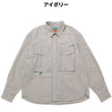 KRIFF MAYER ( クリフメイヤー ) シアサッカーチェックドアシャツ | MENS | 2535103 | メンズ | 長袖 | 長袖シャツ | カジュアル | オシャレ | 春服 | アパレル | チェック | ゆったり | 綿100％ | くりふめいやー