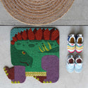 DETAIL ( ディテール ) Coir Mat コイヤーマット | ステゴサウルス | トリケラトプス | 恐竜 | マット | 玄関マット | 子供 | 50cm×50cm | PVC | 滑りにくい | でぃてーる | H0087