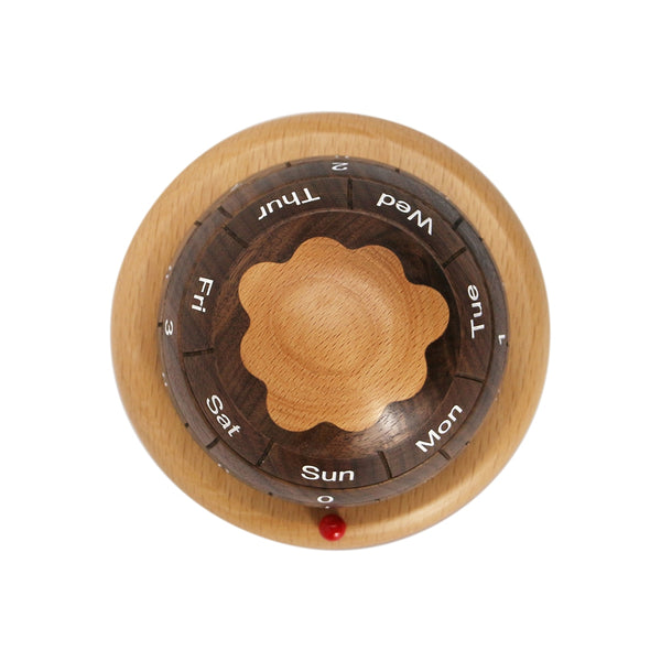DETAIL ( ディテール ) Dome Perpetual Calendar | ドーム パーペチュアル カレンダー | 万年カレンダー | カレンダー | 置き型 | 可愛い | 木 | シンプル | プレゼント | ウォルナット | ずっと使える | H0126 | でぃてーる