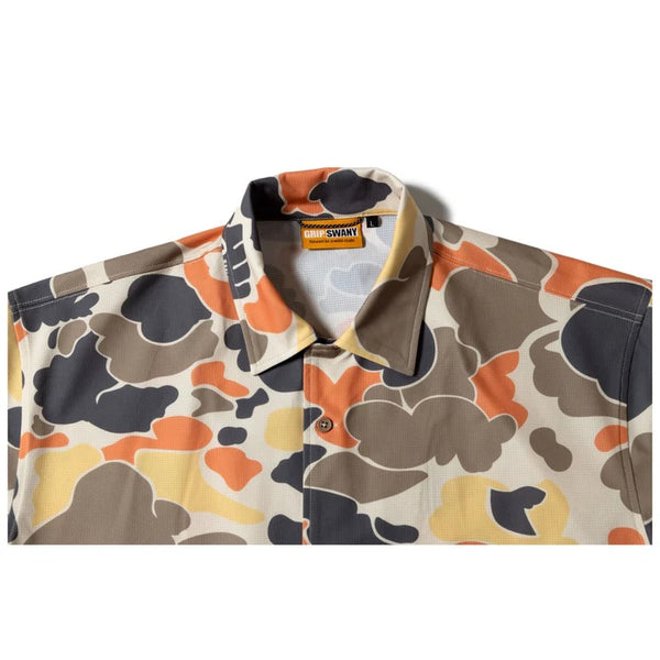 GRIP SWANY ( グリップスワニー ) 【 GSMSH0015 】 GS AIRFLOW SHIRT | シャツ | 半袖シャツ | 襟付き | 速乾性 | 通気性 | アウトドア | レジャー | キャンプ | ポリエステル100% | スマホ入れ | ぐりっぷすわにー