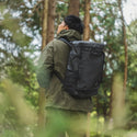 DOD ( ディーオーディー ) ハコピタイト リュックサック バックパック デイパック シンプル PC収納 35L 箱型 撥水 大容量 アウトドア キャンプ 旅行 通勤 通学 レジャー BA138-BK