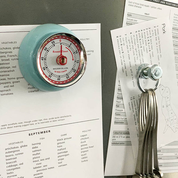 DULTON ( ダルトン ) KITCHEN TIMER WITH MAGNET キッチン タイマー ウィズ マグネット | アナログ | キッチン用品 | キッチン | 可愛い | カラバリ | 存在感 | 100-189 | だるとん