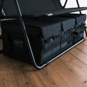 5050WORKSHOP ( フィフティフィフティワークショップ ) FOLDING BOXBAG 30L / 60L | 収納ケース | 積み重ね | 折りたたみ | ブラック | シンプル | アウトドア | レジャー | キャンプ | 整理 | 小物整理 | 車内 | 便利 | 防水 | 仕切り | 幅調整