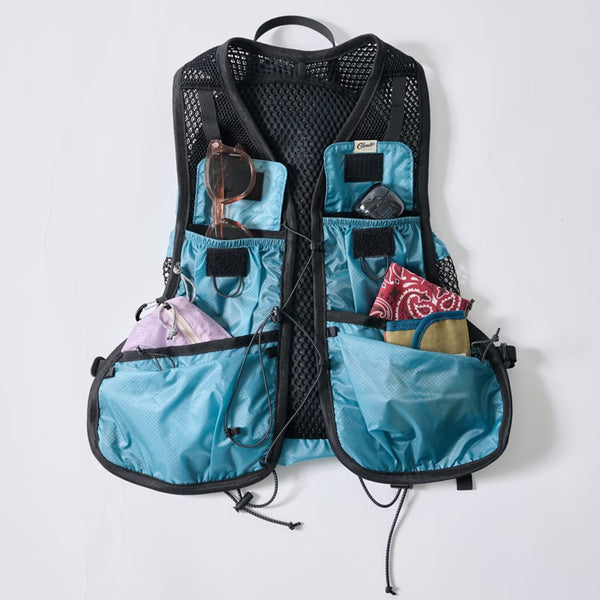 COBMASTER ( コブマスター ) COB-CR HUMMING PACK VEST ハミングパックベスト ベストバッグ ベストパック バックパック リュック 収納ポケット 多機能ポケット 8ポケット ユニセックス フェス アウトドア キャンプ ハイキング ランニング 旅行 軽量 収納 81930400