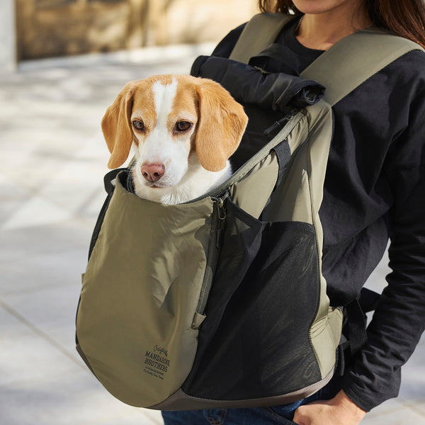 MANDARINE BROTHERS ( マンダリンブラザーズ ) WINSTON HUG BAG LARGE | キャリーバッグ | 大きめ | ペット | 犬 | 猫 | ネコ | 抱っこ | 2way | お出かけ | 移動 | メッシュ | 10kgまで | まんだりんぶらざーず