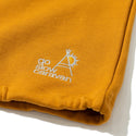 go slow caravan ( ゴースローキャラバン ) 空紡糸裏毛 スキレットピザ猫 ヘムスピンドルフーディー  | MENS | WOMENS | メンズ | レディース | トップス | 長袖 | 秋 | 冬 | 裏毛 | プリント | 352607 | カジュアル