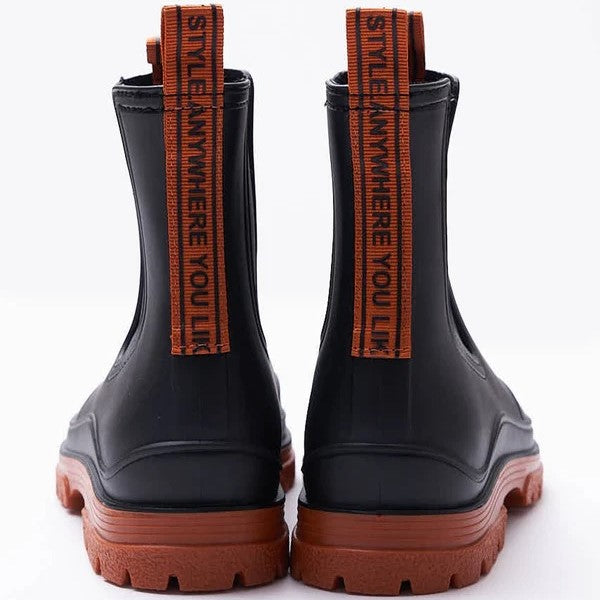 KiU ( キウ ) ツートーンサイドゴアレインブーツ | 防水 | 撥水 | サイドゴアブーツ | ショートブーツ | インソール | クッション | 快適 | おしゃれ | アウトドア | 雨 | 雪 | ユニセックス | メンズ | レディース | K514 | きう | 滑りにくい