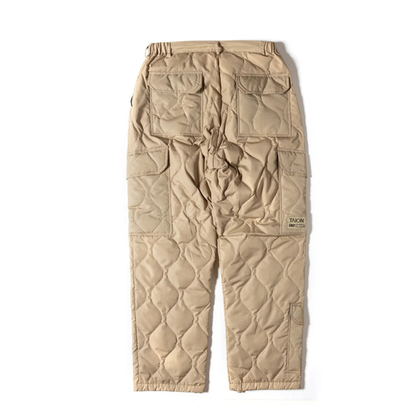 GRIP SWANY ( グリップスワニー ) 【 TAION-GRIPSWANY-PT01 】 TAION X GRIP SWANY DOWN CARGO PANTS | ロングパンツ | アウトドア | キャンプ | レジャー | ダウン | 保温 | 冬 | ユニセックス | 防寒 | ぐりっぷすわにー | タイオン