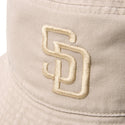 NEW ERA ( ニューエラ ) バケット01 リバーシブル MLB Bucket Hat サンディエゴ・パドレス アッシュブラウン/ウォルナット | 帽子 | バケットハット | バケハ | 可愛い | オシャレ | 日よけ | ロゴ | コットン | カジュアル | 14744769 | にゅーえら | リバーシブル
