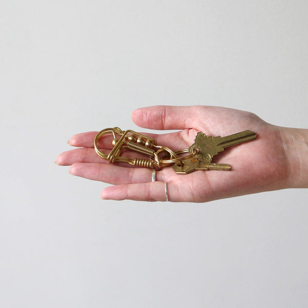 DETAIL ( ディテール ) Metal Wire Carabiner メタル ワイヤー カラビナ | コッパー | シルバー | ゴールド | ブラック | 登山 | アウトドア | キャンプ | かっこいい | プレゼント | ギフト | シンプル | 3726 | でぃてーる