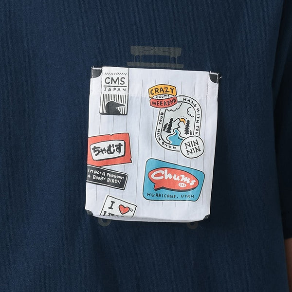 CHUMS ( チャムス ) ブービーロストシティトリップポケットTシャツ | 半袖 | Tシャツ | 半袖Tシャツ | ウェア | 夏服 | アパレル | トップス | オシャレ | バックプリント | コットン | 耐久性 | 型くずれしにくい | CH01-2739 | ちゃむす