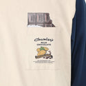 CHUMS ( チャムス ) ホットチョコレートポケットブラッシュドロングスリーブTシャツ | ロンT | ロングTシャツ | 長袖 | ウェア | トップス | 長袖シャツ | バックプリント | ゆとり | コットン100％ | CH01-2659 | ちゃむす