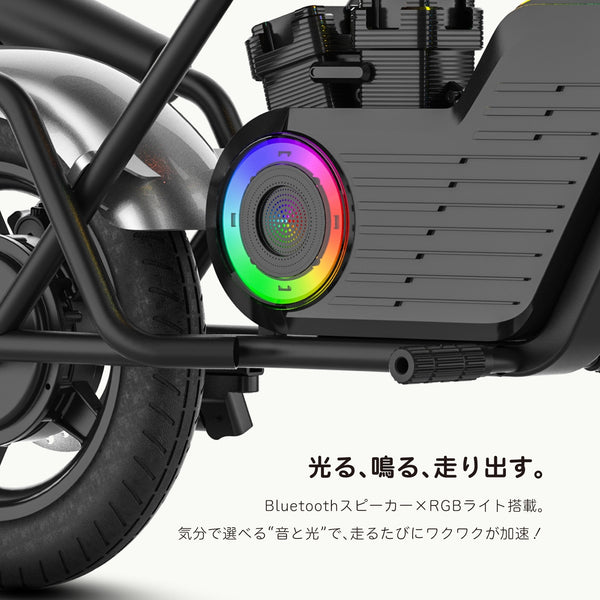 EVEREST XING emove イームーブ 電動バイク 子供用電動バイク 電動ミニバイク ミニバイク 乗用玩具 大人も乗れる キッズバイク 子供 バイク おもちゃ 電動乗用玩具 6歳以上 12インチタイヤ オフロード キャンプ アウトドア 公園 レジャー 親子遊び プレゼント 誕生日 ギフ