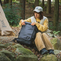 DOD ( ディーオーディー ) ハコピタイト リュックサック バックパック デイパック シンプル PC収納 35L 箱型 撥水 大容量 アウトドア キャンプ 旅行 通勤 通学 レジャー BA138-BK