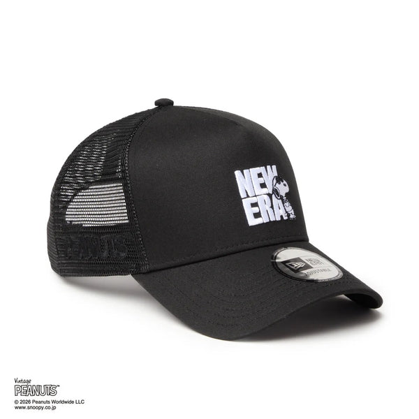 NEW ERA ( ニューエラ ) 9FORTY A-Frame トラッカー Vintage PEANUTS ピーナッツ JOE COOL ジョー・クール | スヌーピー | ユニセックス | サイズ調整 | 日よけ | オシャレ | カーブドバイザー | メッシュ | 14865347 | 14865348 | にゅーえら