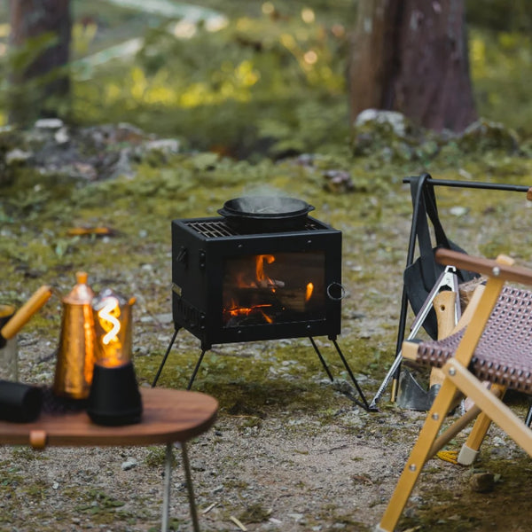 Mt.SUMI ( マウントスミ ) アウトドア薪ストーブ マイクロ 2 / Woodstove MICRO 2 | 2025年モデル | 薪ストーブ | キャンプ | コンパクト | マイクロ | テント | 小型 | アウトドア | ストーブ | 薪 | 屋外 | セット | 二次燃焼 | 冬キャンプ | 冬 | 秋 | SG25FWMC2