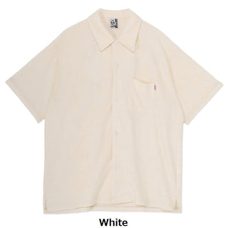 CHUMS ( チャムス ) チャムリーパイルショートスリーブシャツ | 半袖 | シャツ | オーバーサイズ | 夏服 | メンズ | 襟シャツ | パイル素材 | ゆったり | ふんわり | お出かけ | オシャレ | CH02-1265 | ちゃむす