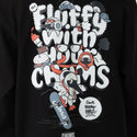 CHUMS ( チャムス ) フラッフィーポケットブラッシュドロングスリーブTシャツ 長袖Tシャツ ロンT 長袖カットソー メンズ レディース ユニセックス トップス ブラッシュド フラッフィー ポケット付き クルーネック カジュアル アウトドア キャンプ 秋冬 CH01-2880