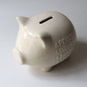 DETAIL ( ディテール ) Crackle Piggy Bank | クラックル ピギー バンク | ぽってり | ヴィンテージ | ブタの貯金箱 | 貯金箱 | 陶器 | インテリア | 可愛い | シンプル | プレゼント | ギフト | 3724P | 白色 | ホワイト | でぃてーる