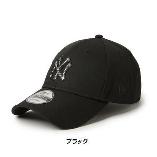 NEW ERA ( ニューエラ ) 9FORTY Rhinestone ラインストーン ニューヨーク・ヤンキース ブラック | ピンク | グレー | 帽子 | キャップ | 日よけ | ポリエステル | サイズ調整 | 14942634 | 14242633 | 14942635 | にゅーえら