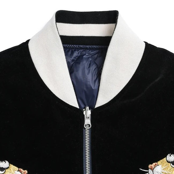 TAION ( タイオン ) ジャパンスペシャル リバーシブル スカジャン ダウンジャケット | ジャケット | アウター | リバーシブル | 2way | TAION-JK04JS | 洗える | 防寒 | スカジャン風 | 軽い | 軽量 | たいおん | 冬