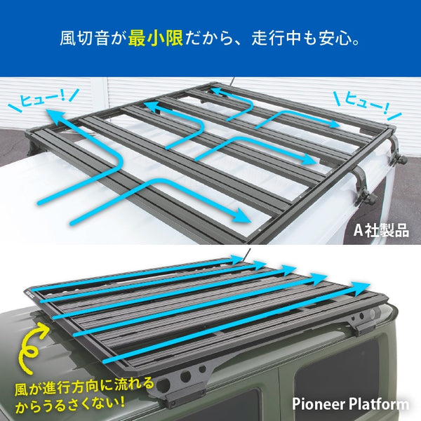 RHINO-RACK ( ライノラック ) PIONEER 6 PLATFORM ( 2700MM X 1472MM ) WITH RＬ LEGS トヨタ HIACE 200 ローポジション 取り付けキット ライノラック パイオニア 6 プラットフォーム JC-01667L