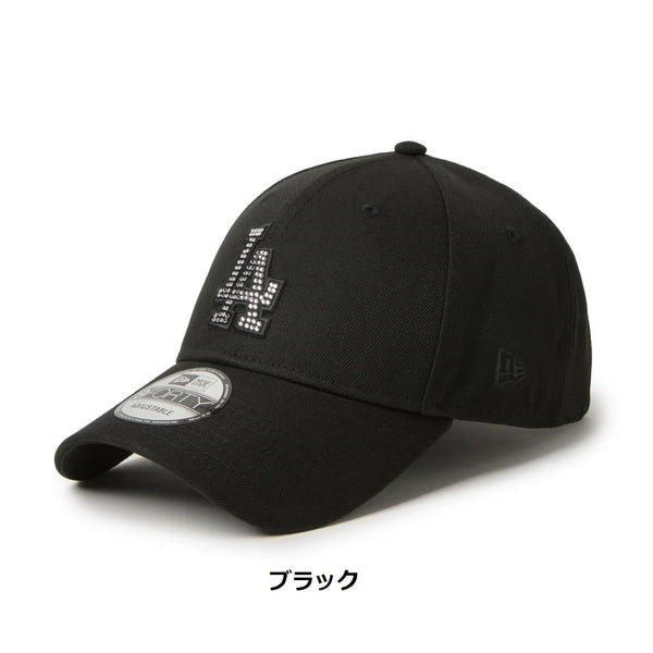 NEW ERA ( ニューエラ ) 9FORTY Rhinestone ラインストーン ロサンゼルス・ドジャース ブラック | グレー | ピンク | 帽子 | キャップ | 日よけ | UVカット | 紫外線対策 | 14942641 | 14942640 | 14942642 | にゅーえら