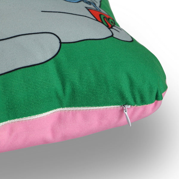 DETAIL ( ディテール ) The Enjoy C&D Club Cushion エンジョイ C&D クラブ クッション | 猫イラストクッション | ネコ | クッション | インテリア | ソファ | マイクロファイバー | プレゼント | 3666CGRN | 3666CBLU