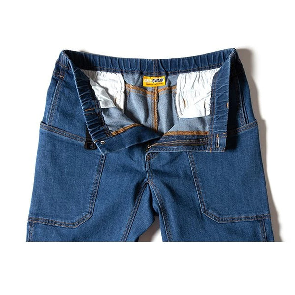 GRIP SWANY ( グリップスワニー ) 【 GSP-70V 】 DENIM CAMP PANTS | パンツ | ロングパンツ | 定番 | 復刻 | デニム | デニムパンツ | インディゴ | ライトインディゴ | アウトドア | キャンプ | レジャー | ぐりっぷすわにー