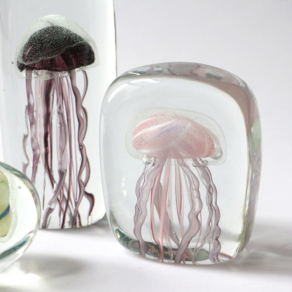 DETAIL ( ディテール ) Jellyfish Twisted Leg | ジェリーフィッシュ ツイストレッグ | クラゲ | 癒し | インテリア | ガラス | オブジェ | 蓄光 | ハンドメイド | でぃてーる | H0138