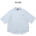 KRIFF MAYER ( クリフメイヤー ) スズシゲ5分袖シャツ | MENS | 2547801 | メンズ | 快適 | 半袖 | 半袖シャツ | 夏服 | アパレル | トップス | 涼しい | シンプル | 刺繍 | オシャレ | くりふめいやー | カジュアル
