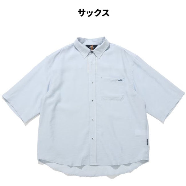 KRIFF MAYER ( クリフメイヤー ) スズシゲ5分袖シャツ | MENS | 2547801 | メンズ | 快適 | 半袖 | 半袖シャツ | 夏服 | アパレル | トップス | 涼しい | シンプル | 刺繍 | オシャレ | くりふめいやー | カジュアル